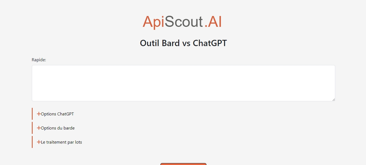 Screenshot de la page d'accueil APIScout.AI